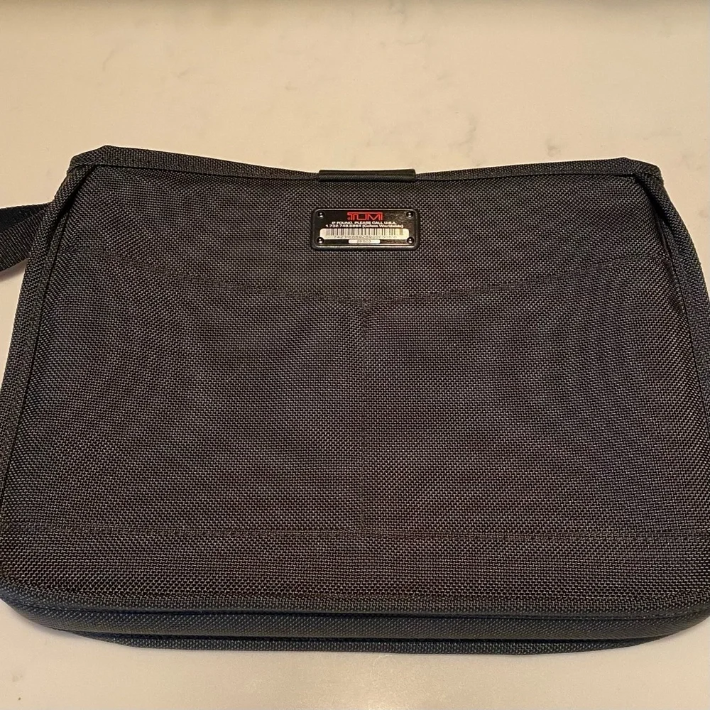 TUMI Black Nylon Laptop Sleeve